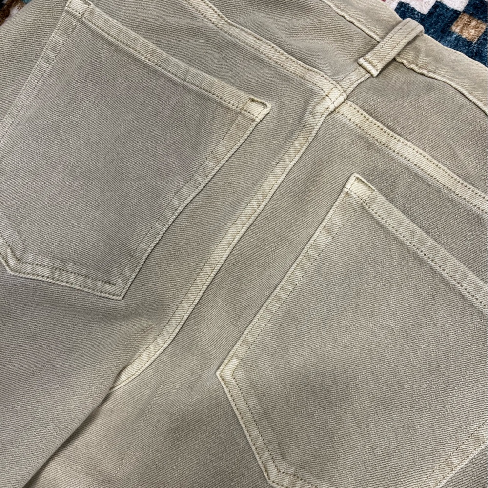 Banana Republic High rise slim tan soft denim pants premium size 29 NWT - Picture 3 of 14